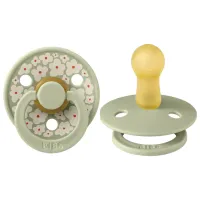 Соска круглая Bibs Studio Colour 10018250C Унисекс/ 0 месяцев - 6 месяцев/ Латекс/ Зеленый